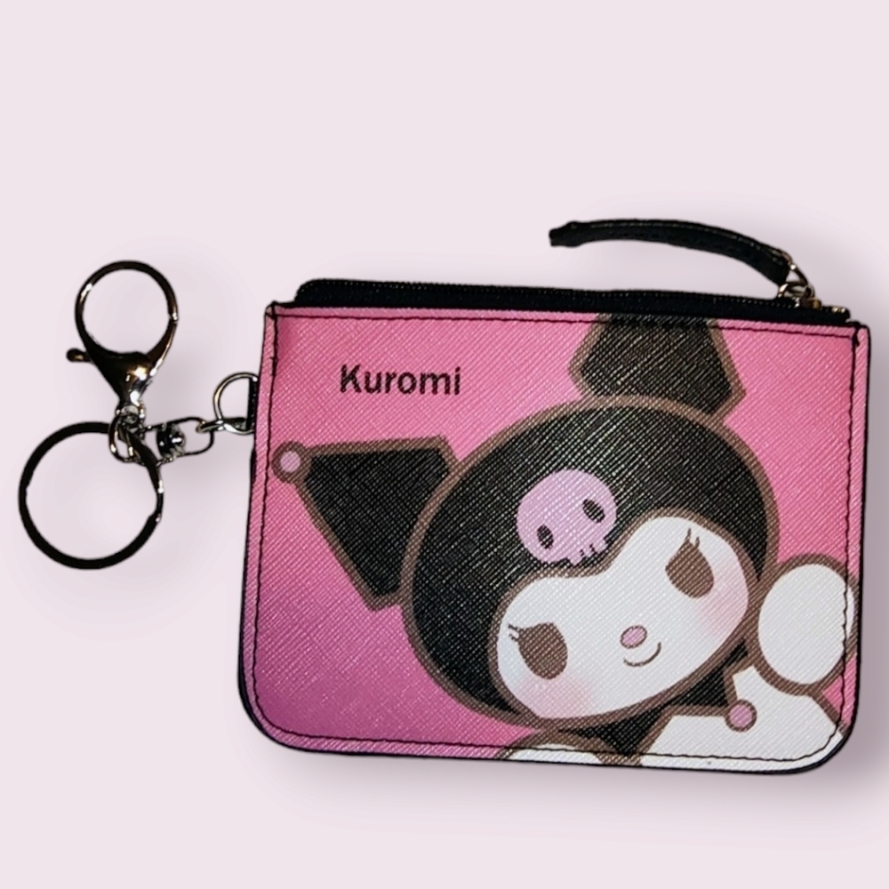 SANRIO | 🐱🐾💕 Kuromi ID & Coin Purse Keychain | NIB ✨